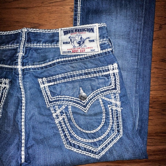 Billy Mega T Bootcut True Religion Jeans 30x33 - Picture 2 of 9